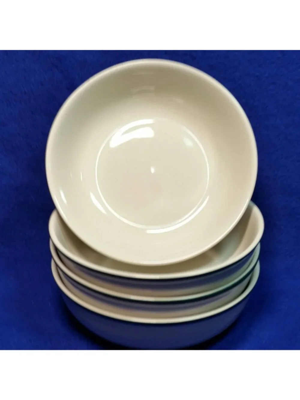 Casuals Apple Soup Bowls China Pearl Apples and Pink Blossoms Set of 4 Country